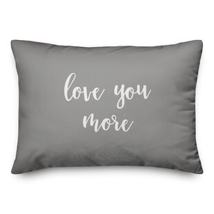 I Love You More Pillow Sham Decorative Pillowcase 3 Sizes for Bedroom 