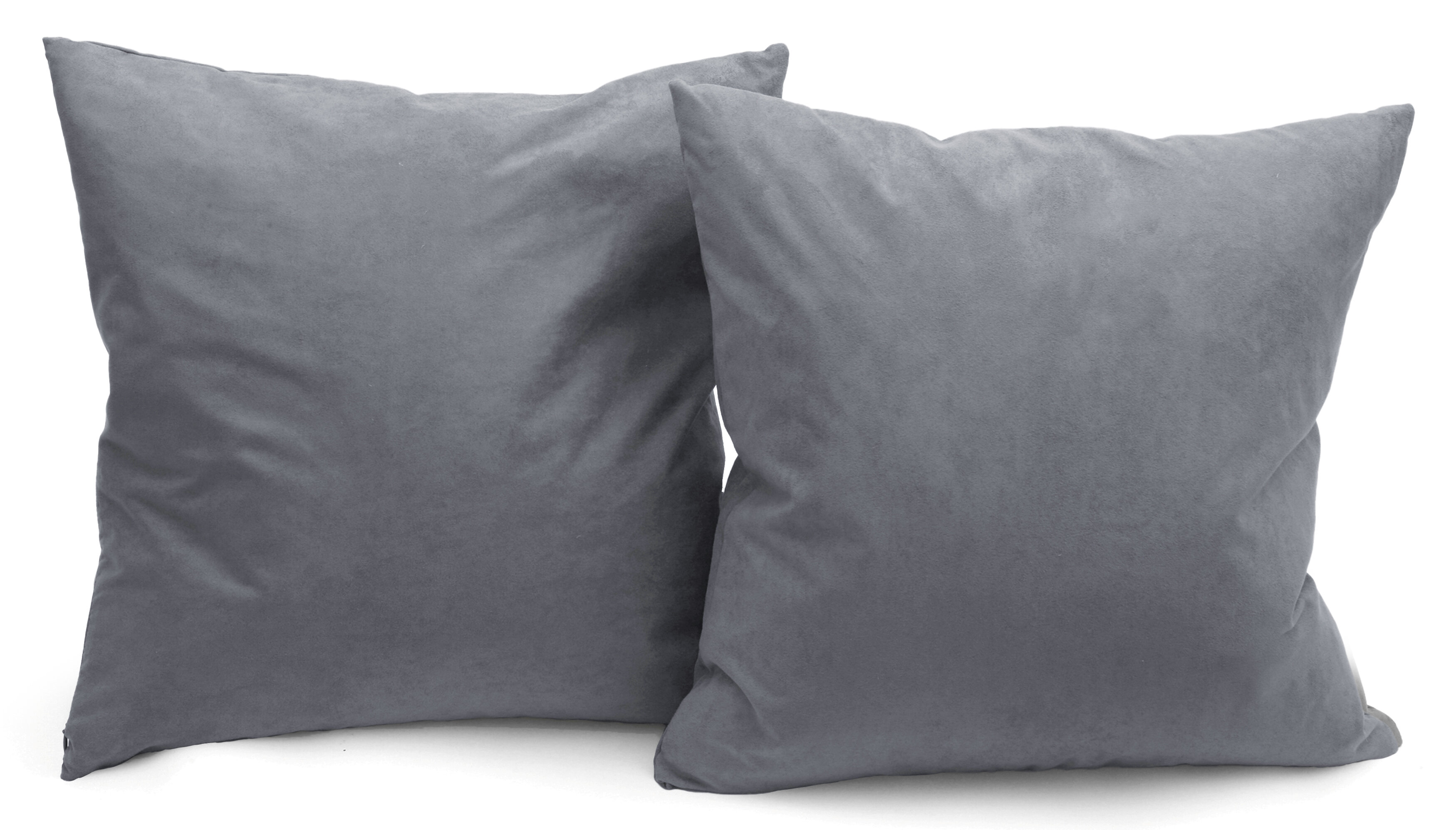 microsuede throw pillows