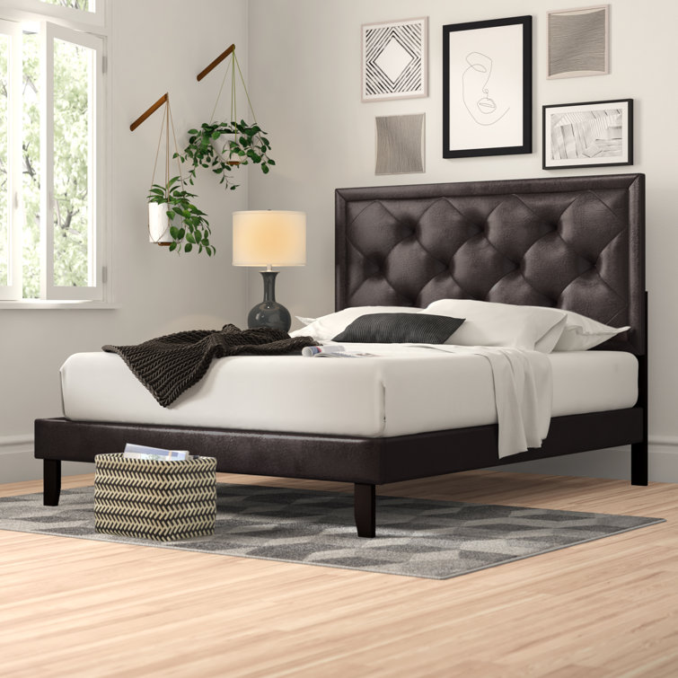 Andover Mills™ Canizales Tufted Upholstered Low Profile Standard Bed