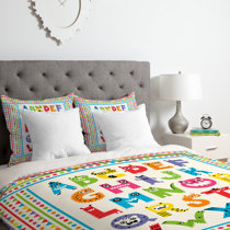 alphabet bedding twin
