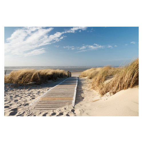 Baltic Sea Beach 3.2m x 4.8m Textured Matt Peel & Stick Wall Mural East Urban Home