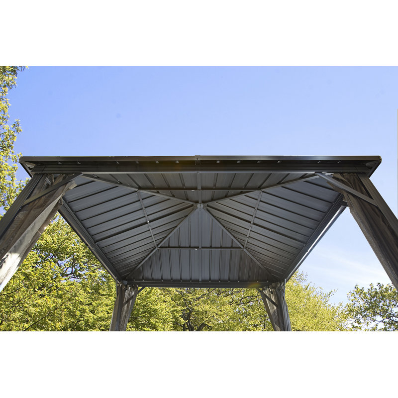 Sojag Dakota 10 Ft W X 10 Ft D Aluminum Patio Gazebo Wayfair