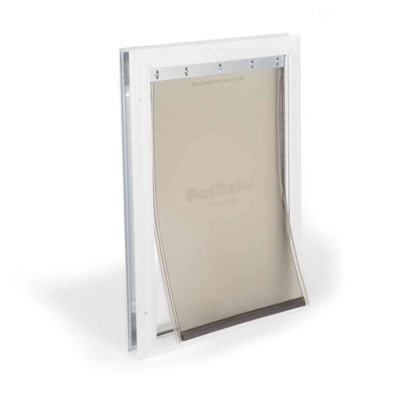 Petsafe 5 18 X 7 58 Small Aluminum Freedom Dog Door Reviews Wayfair