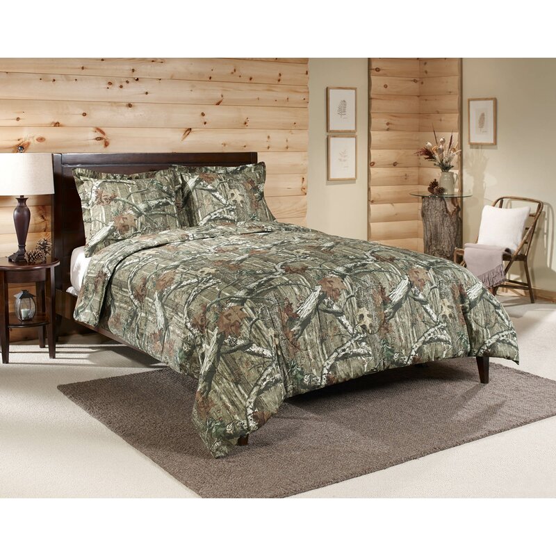 Mossy Oak Camouflage 3 Piece Reversible Comforter Set Reviews