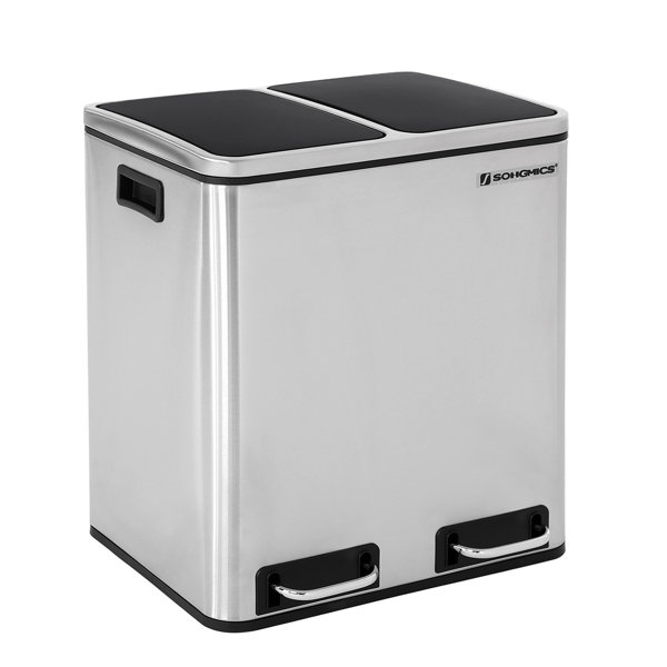 Dual Compartment Kitchen Bin Wayfair Co Uk