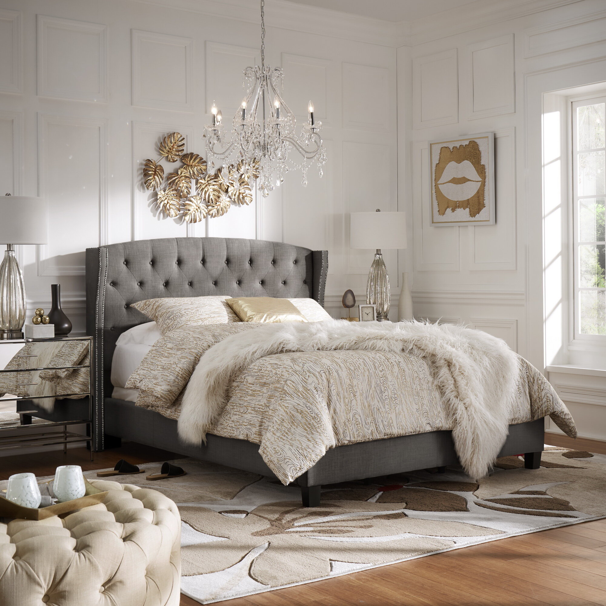 glam bedroom lamps
