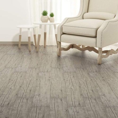 2mm Oak Laminate Flooring Symple Stuff Colour: Oak Washed