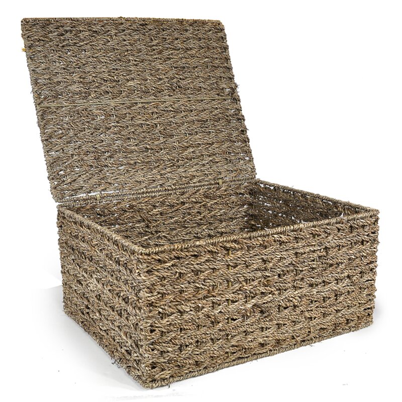 Bay Isle Home Braided Storage Wicker Box & Reviews | Wayfair