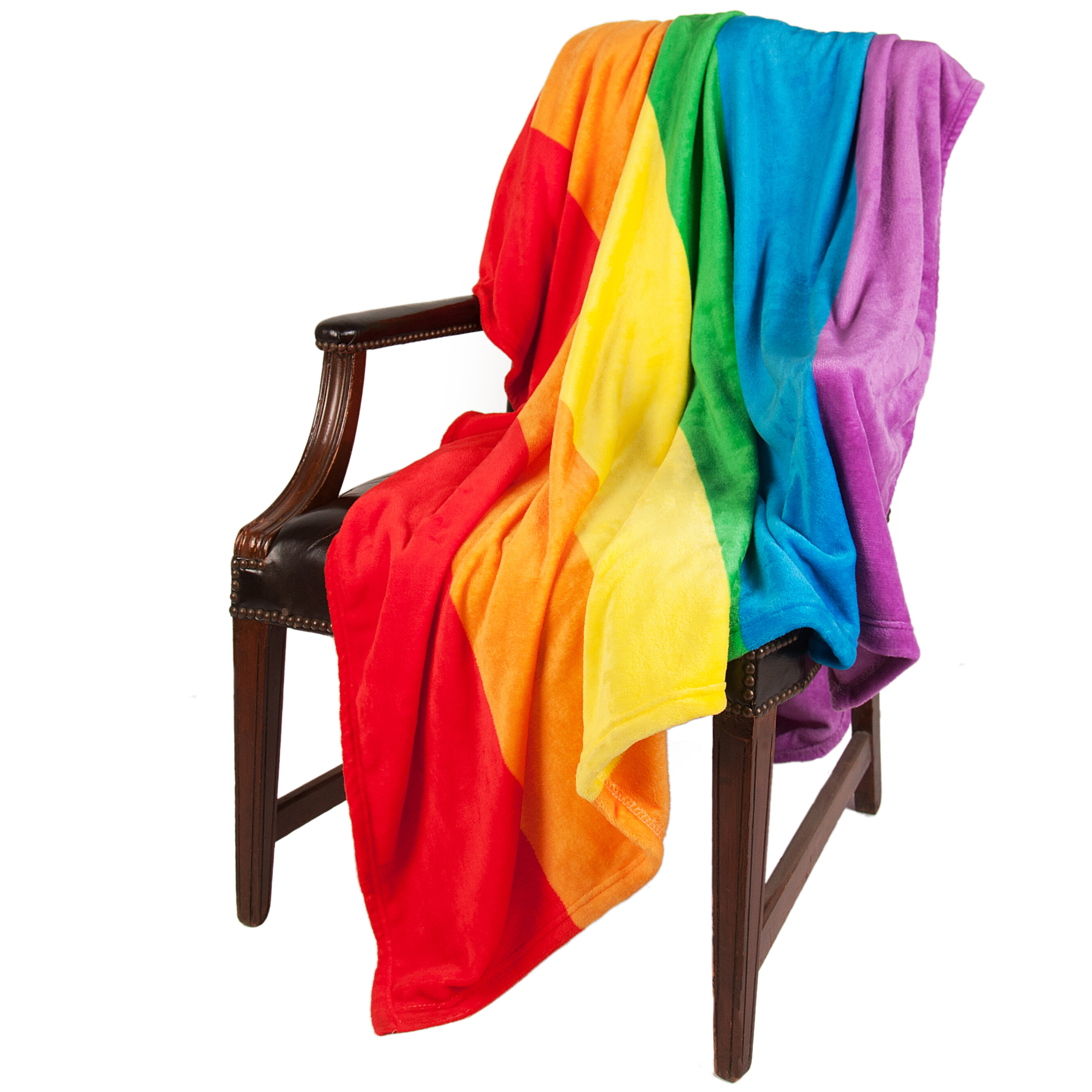 Rainbow Gay Pride 50x60 Polar Fleece Blanket Throw Plush Wholesale 2