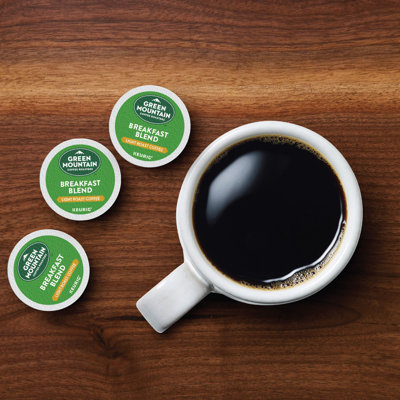 Green Mountain Coffee Roasters Breakfast Blend SingleServe Keurig KCup Pods Light Roast Coffee Set of 4 Keurig Green Mountain Coffee Roasters Breakfast Blend SingleServe Keurig KCup Pods Light Roast Coffee Set of 4 Keurig