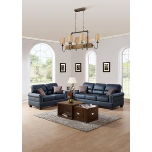 Doriene 2 Piece Faux leather Living Room Set by Red Barrel Studio