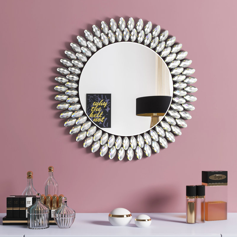 Everly Quinn Carlee Glam Wall Mirror | Wayfair