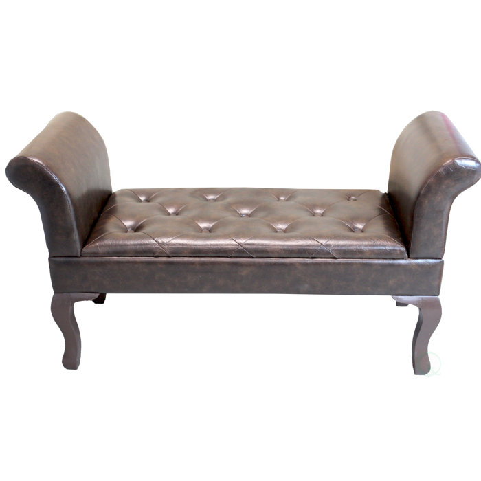 Alcott Hill Methuen Faux Leather Bed End Bench Wayfair Ca