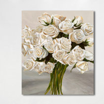 Oil Painting Roses Wall Art You Ll Love In 21 Wayfair Oil Painting Roses Wall Art You Ll Love In 21 Wayfair