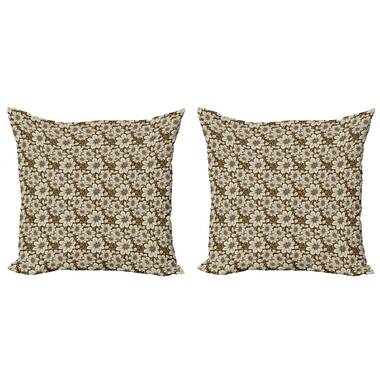 Ambesonne Animal Print Cushion Cover Set of 2 for Couch and Bed in 4 Sizes 