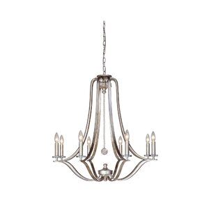 Crystal 8-Light Candle-Style Chandelier