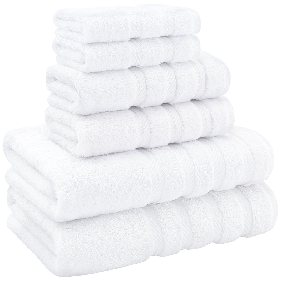 Darcelle 6 Piece Turkish Cotton Towel Set