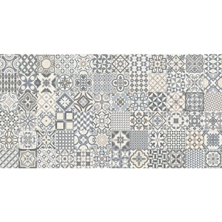 Ellis Taco 7" x 7" Porcelain Moroccan Wall & Floor Tile