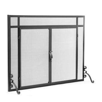 Meyda Tiffany Prime Single Panel Iron Fireplace Screen Wayfair Ca