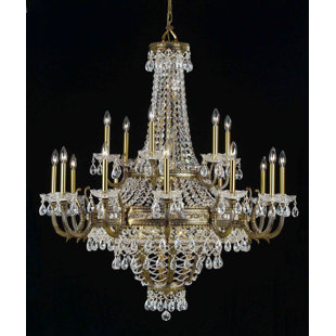 Lead Crystal Empire Chandelier Wayfair
