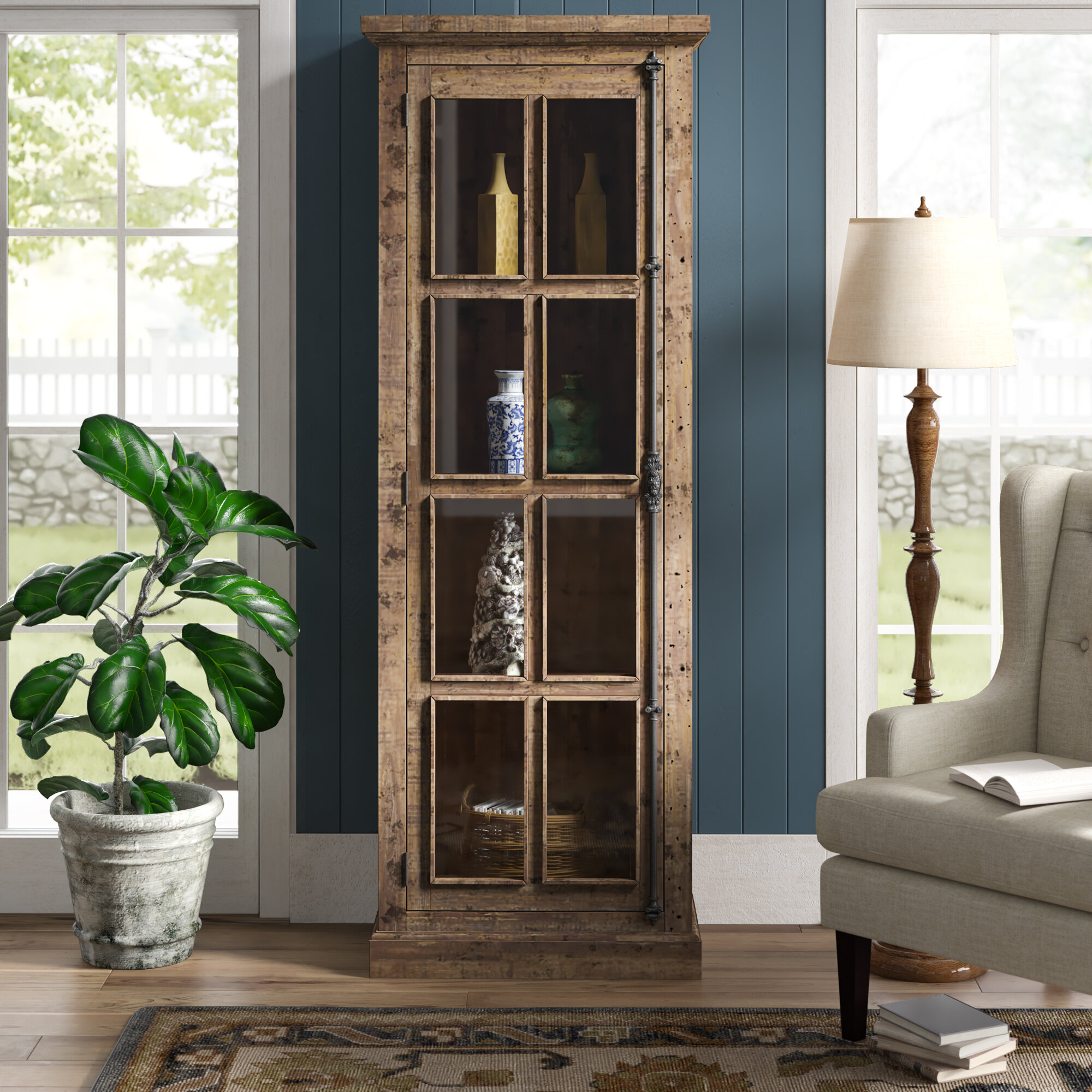 Farmhouse Rustic Assembled Armoires Wardrobes Birch Lane