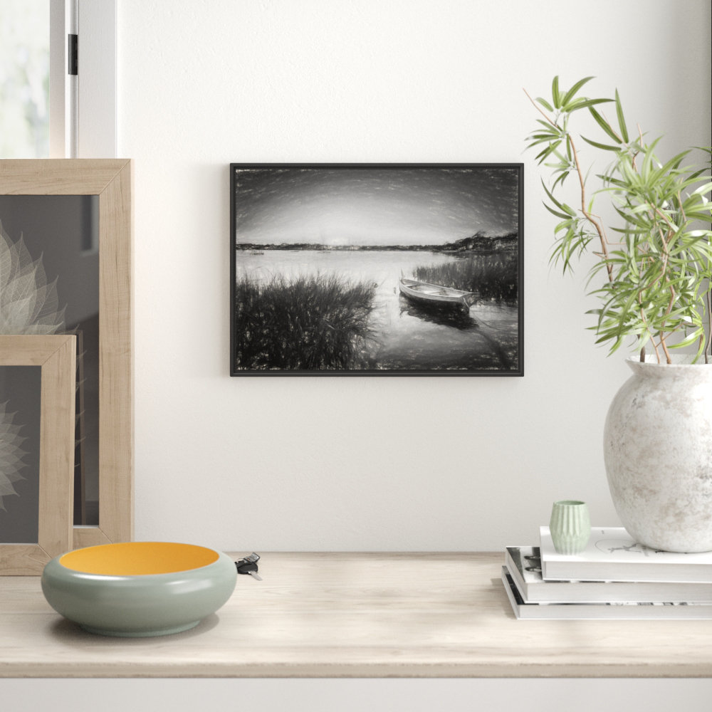 Gerahmtes Wandbild Segelschiffe an der Küste Gerahmtes Wandbild Segelschiffe an der Küste