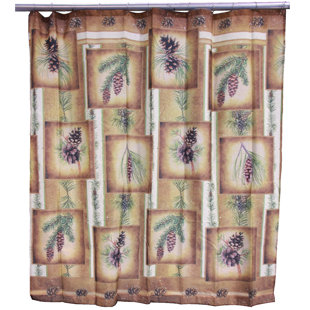 Pinecone Curtains Wayfair Pinecone Shower Curtain