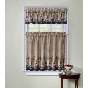 Cabernet Kitchen Curtains