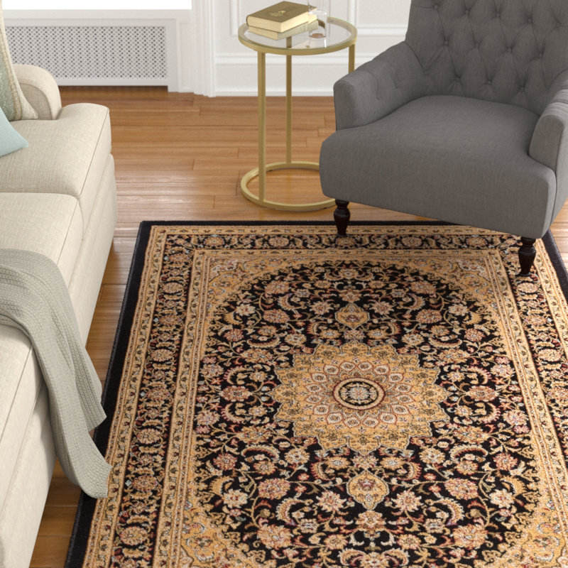 Colindale Black Area Rug