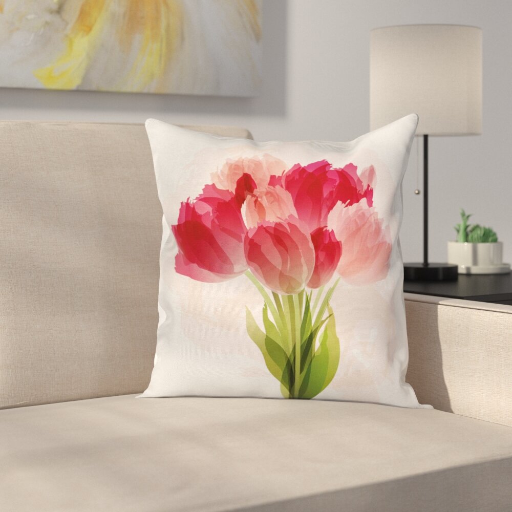 pillow cover flower design