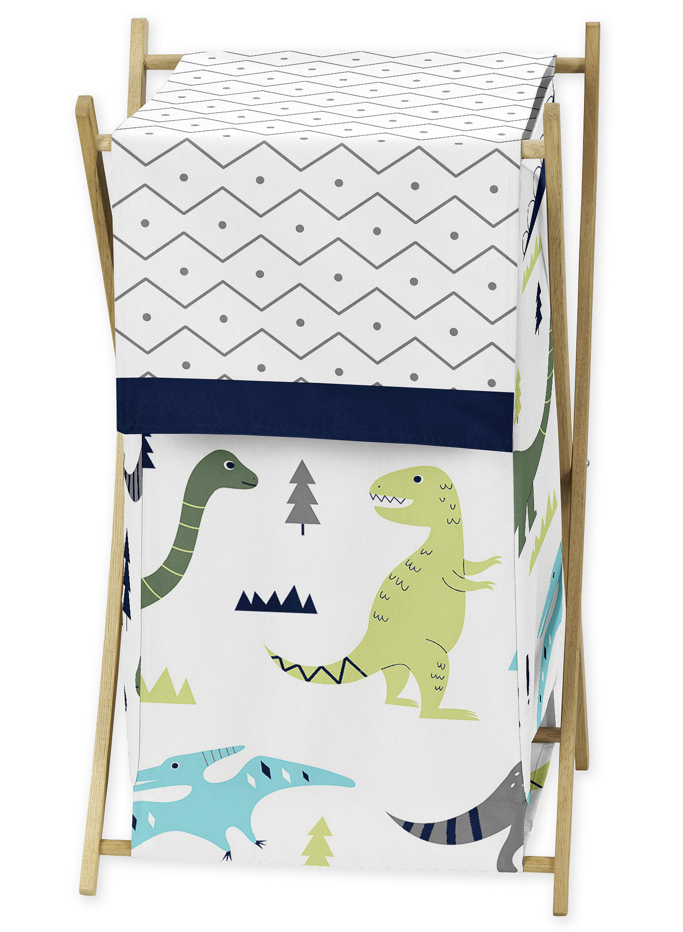 Mod Dinosaur Laundry Hamper