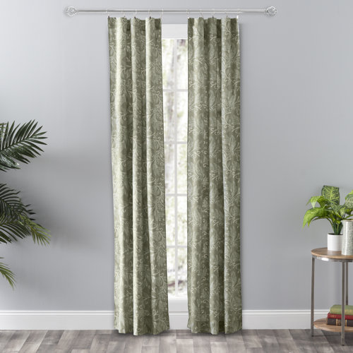 Rosalind Wheeler Maeda Crushed Taffeta 48 Window Valance Wayfair