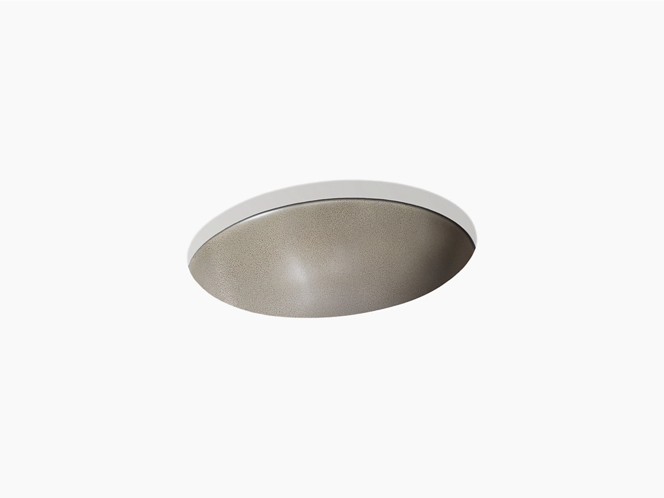 artist editions ricochet oval undermount bathroom sink