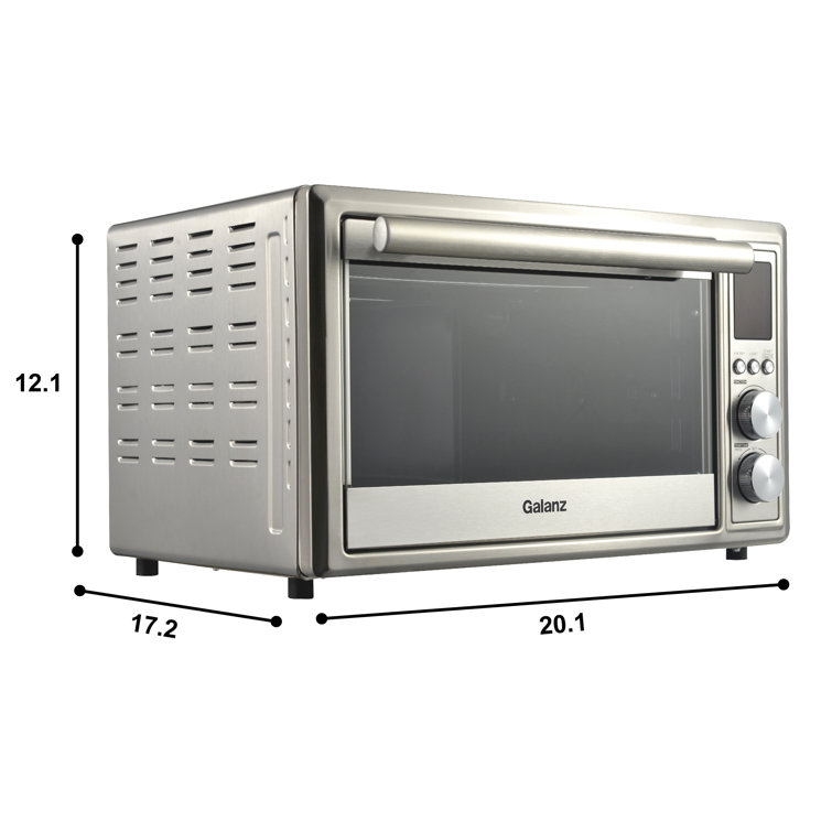 Galanz Stainless Steel Digital Toaster Oven Reviews Wayfair Galanz Stainless Steel Digital Toaster Oven Reviews Wayfair