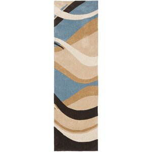 Modern Art Blue/Brown Rug