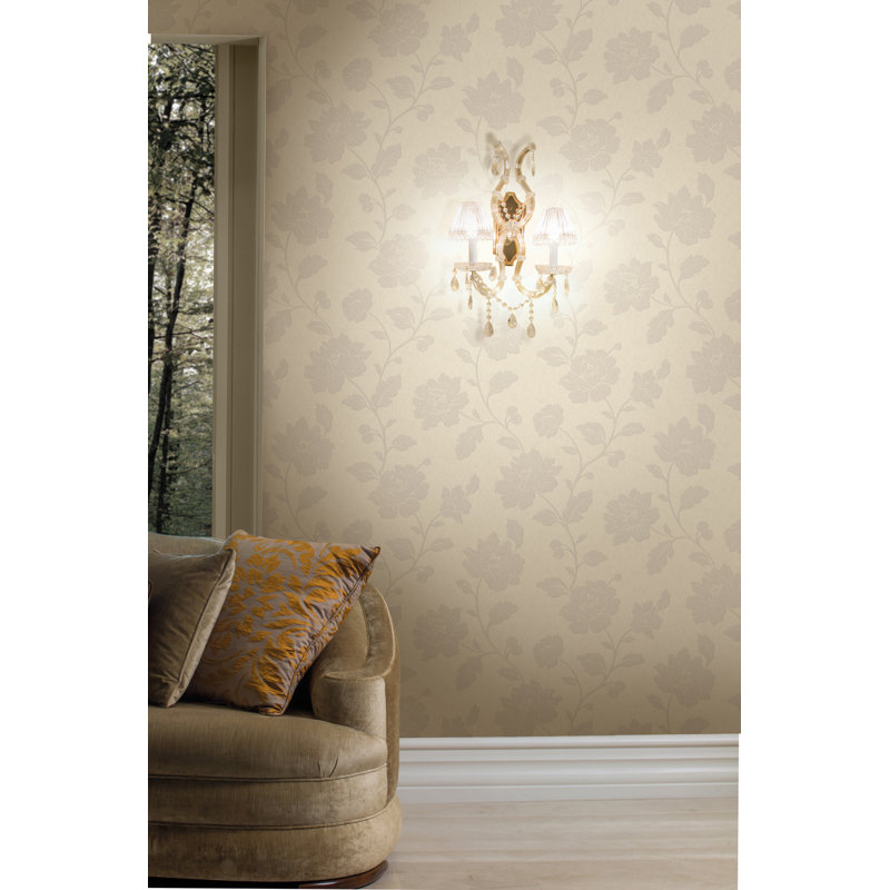 Walls Republic Floral Pristine 32 97 L X 20 8 W Metallic Glitter