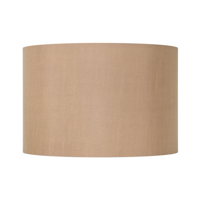 broken )10'' H Polyester Drum Lamp Shade (Spider) Size: 10" H x 15" W x 15" D, Color: Flax Gold