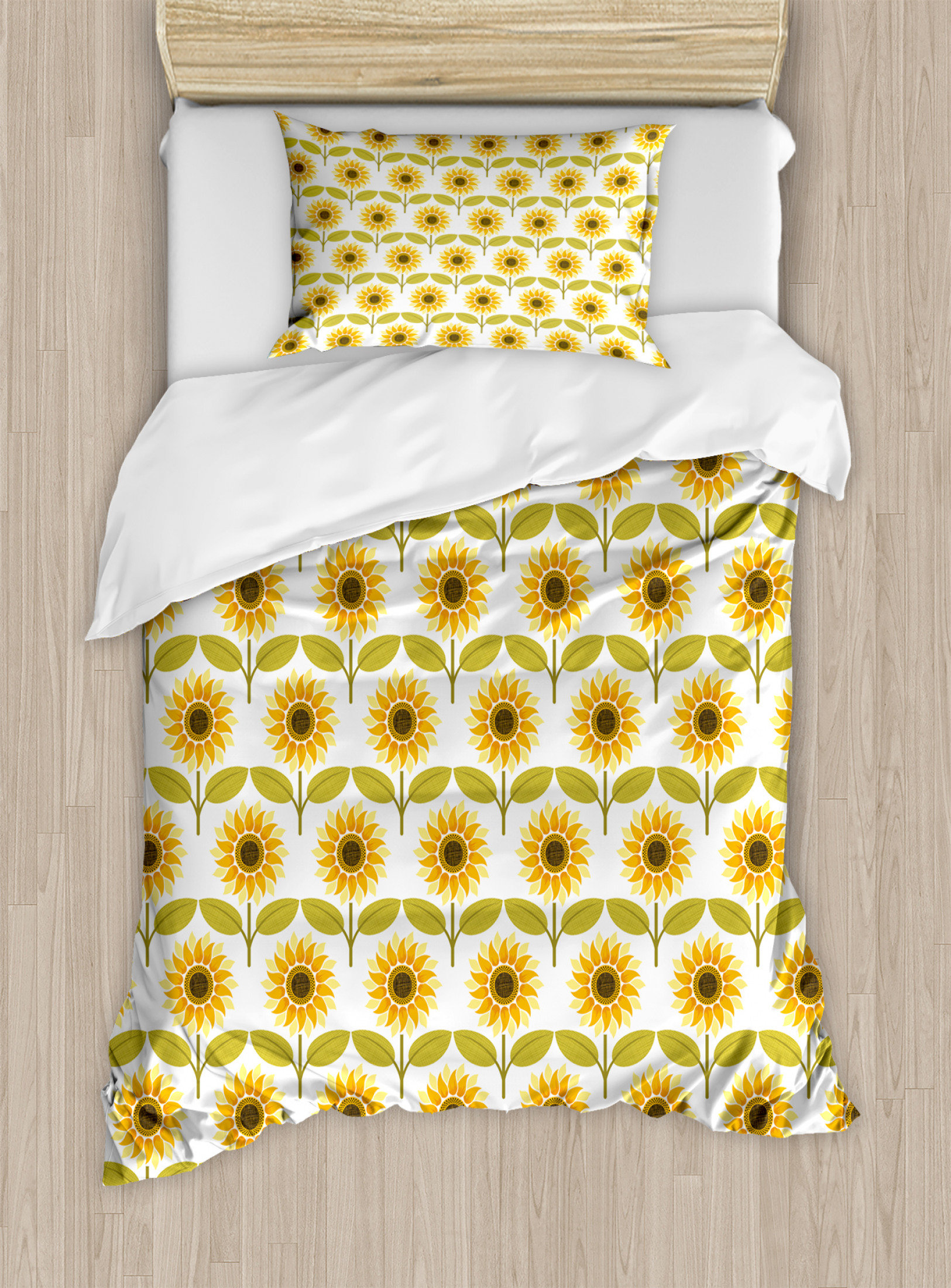 East Urban Home Sunflower Duvet Cover Set Wayfair