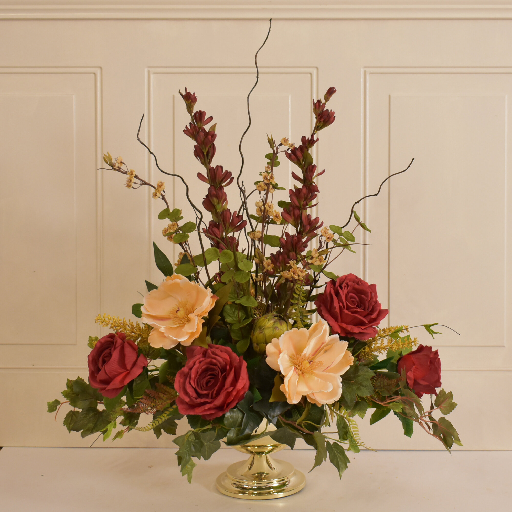 silk centerpiece flower arrangements