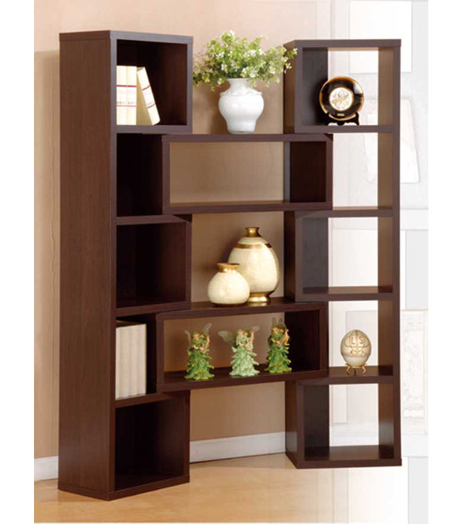 Hipolito 71'' H x 63'' W Standard Bookcase