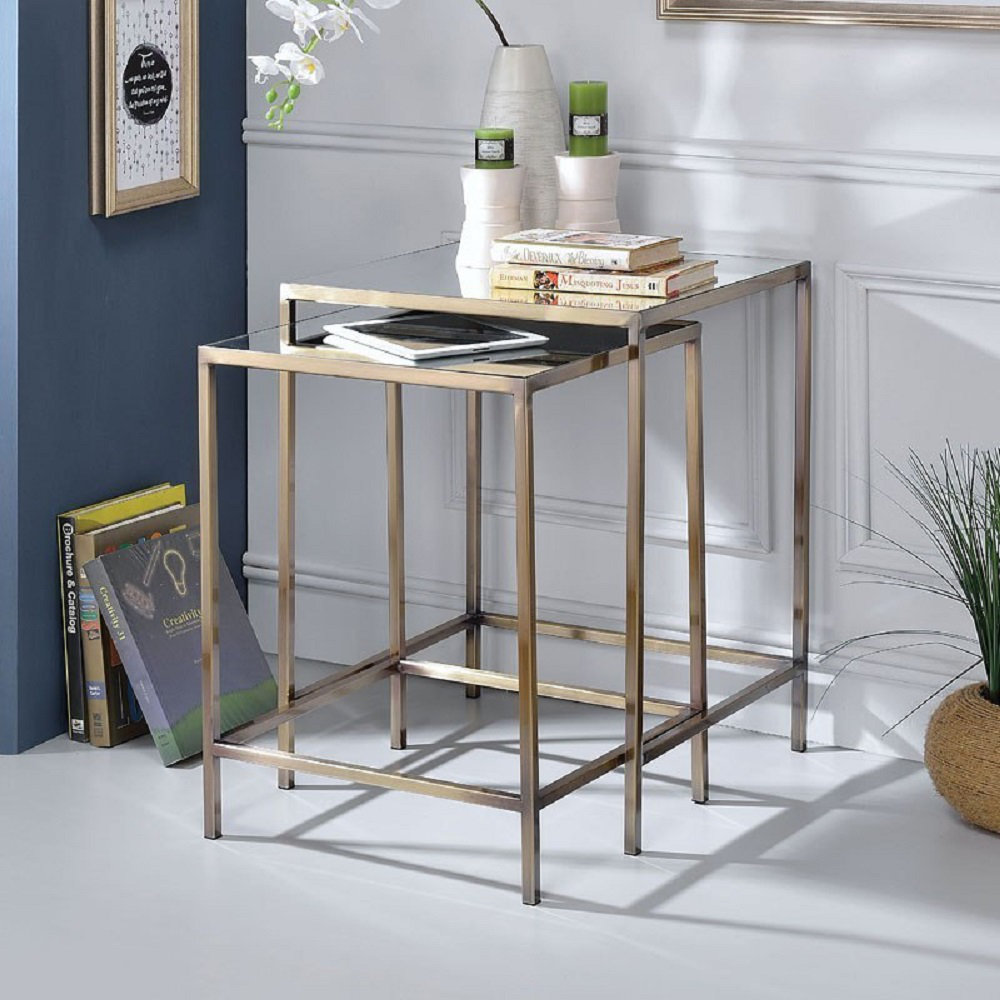 Orren Ellis Jula 26'' Tall Nesting Tables Wayfair