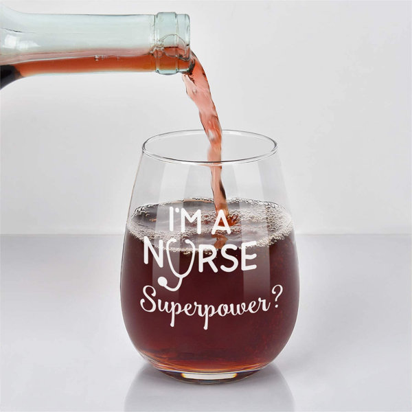 Nurse's Can't Fix Stupid Funny Shot Glass 1.5 oz Custom Printed RN Gift 