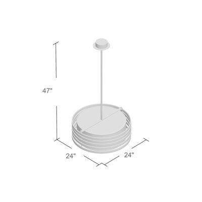 Abdülhalim 4 - Light Unique / Statement Drum Chandelier
