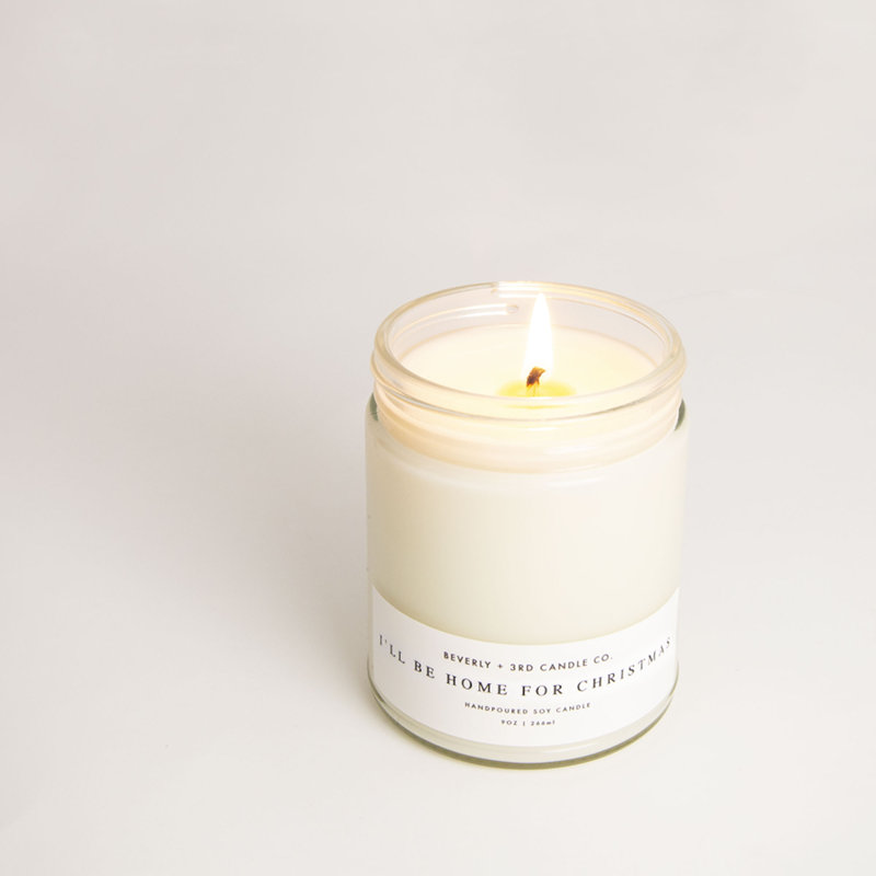 Beverly And 3rd Candle Co I Ll Be Home For Christmas Scented Jar Candle Wayfair