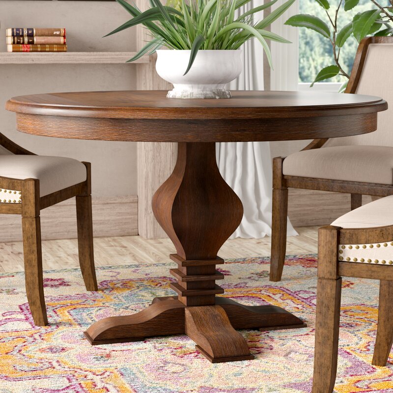 World Menagerie Tate Solid Wood Dining Table & Reviews ...