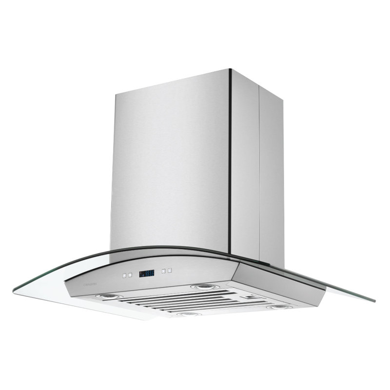 Cavaliere 30 900 Cfm Ducted Island Range Hood Reviews Wayfair 30 900 Cfm Ducted Island Range Hood