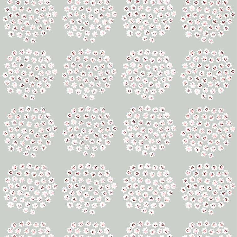 Marimekko Puketti Peel & Stick Floral Wallpaper | Wayfair