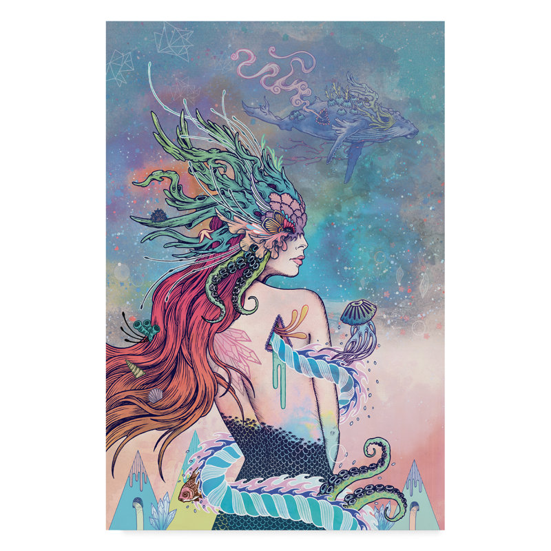 Ebern Designs The Last Mermaid Acrylic Painting Print On Wrapped