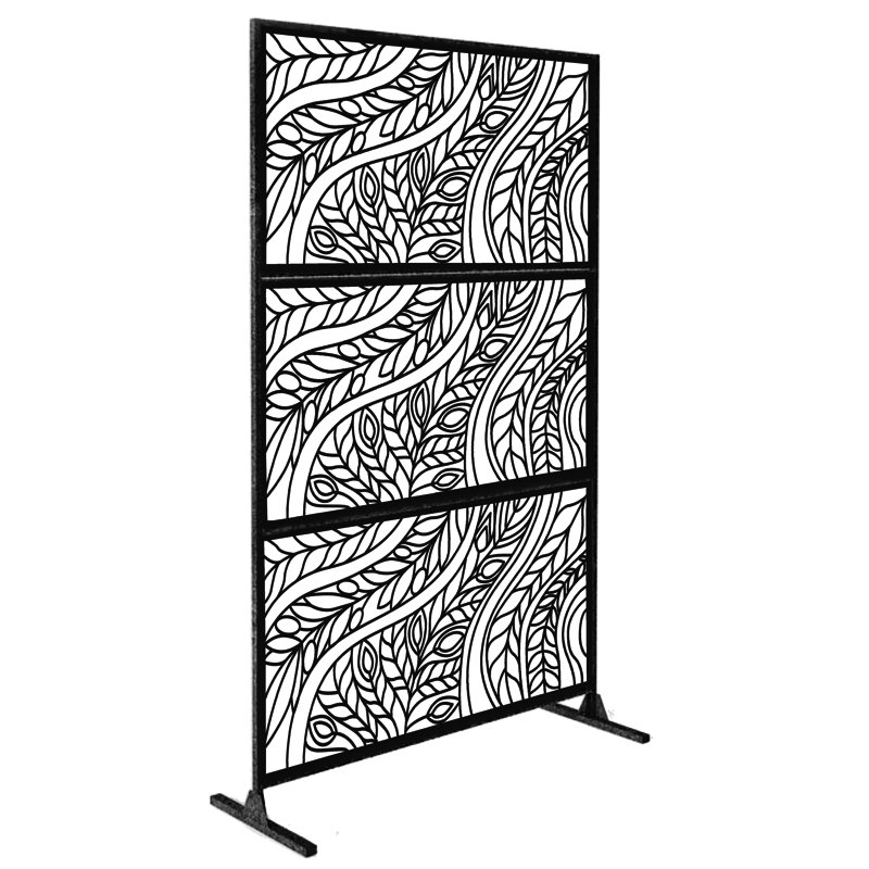 E Joy 6 5 Ft H X 4 Ft W Metal Fence Panel Wayfair
