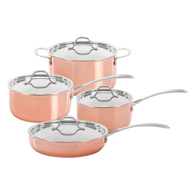 Concord Cookware 8 Piece Copper Set Concord Cookware